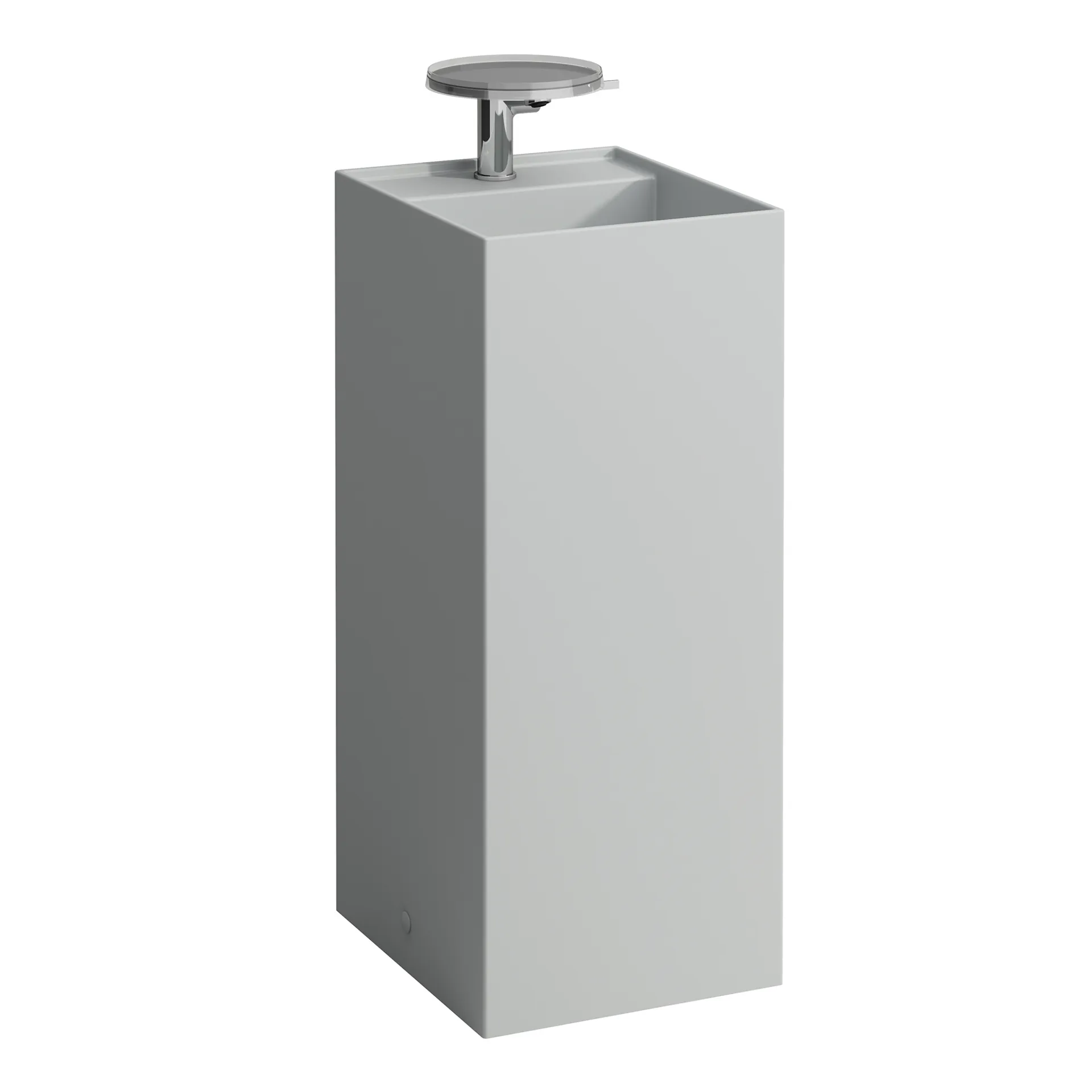 Laufen Waschtisch freistehend Kartell Laufen 435x375x900 1 Hahnloch ohne Überlauf Grau matt Laufen Waschtisch freistehend Kartell Laufen 435x375x900 1 Hahnloch ohne Überlauf Grau matt