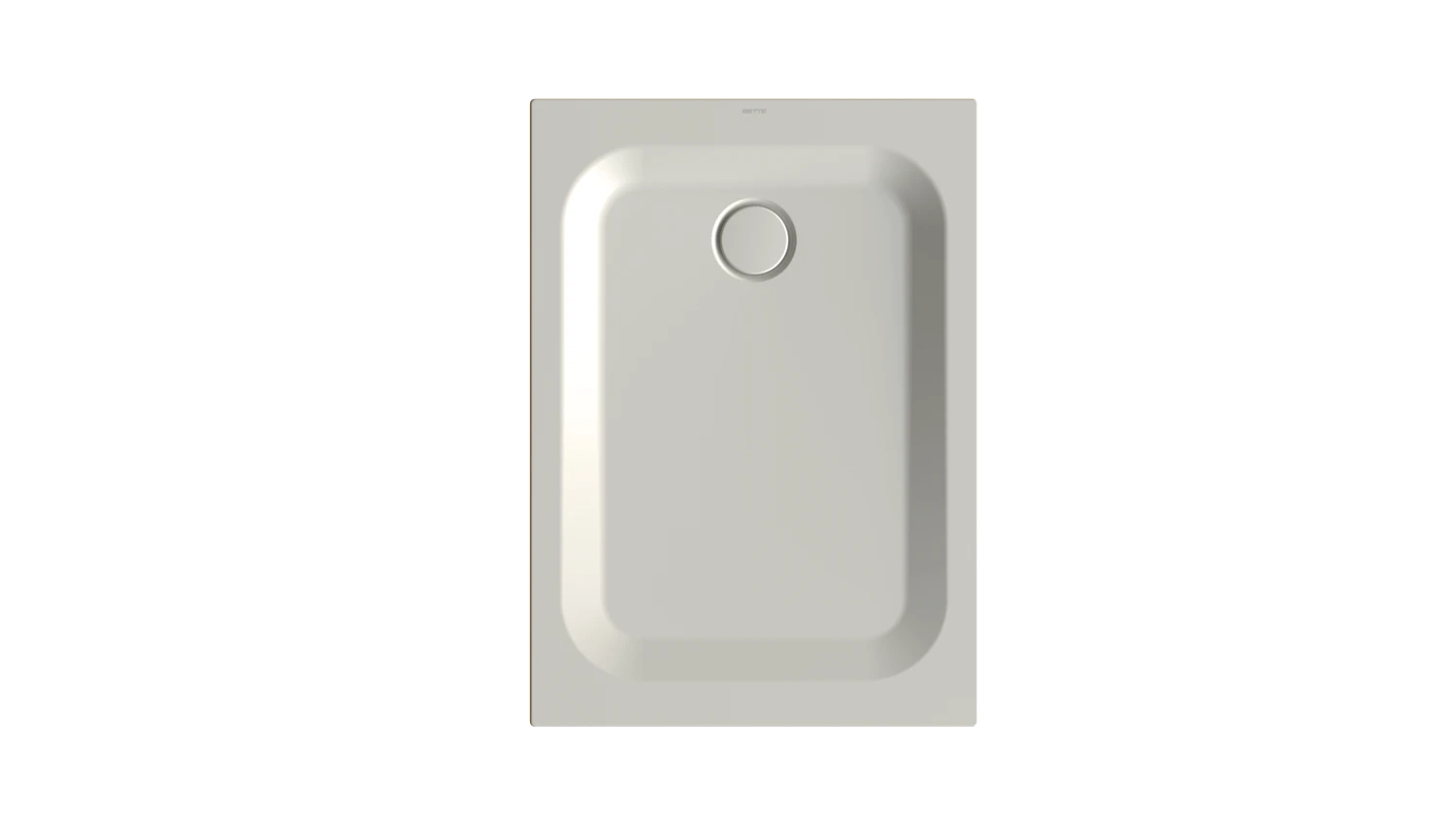 Bette rechteck Duschwanne „BetteUltra“ 1050 × 750 mm ohne Oberflächenbeschichtung, mit BetteGlasur Plus, ohne Wannenträger, in Flax