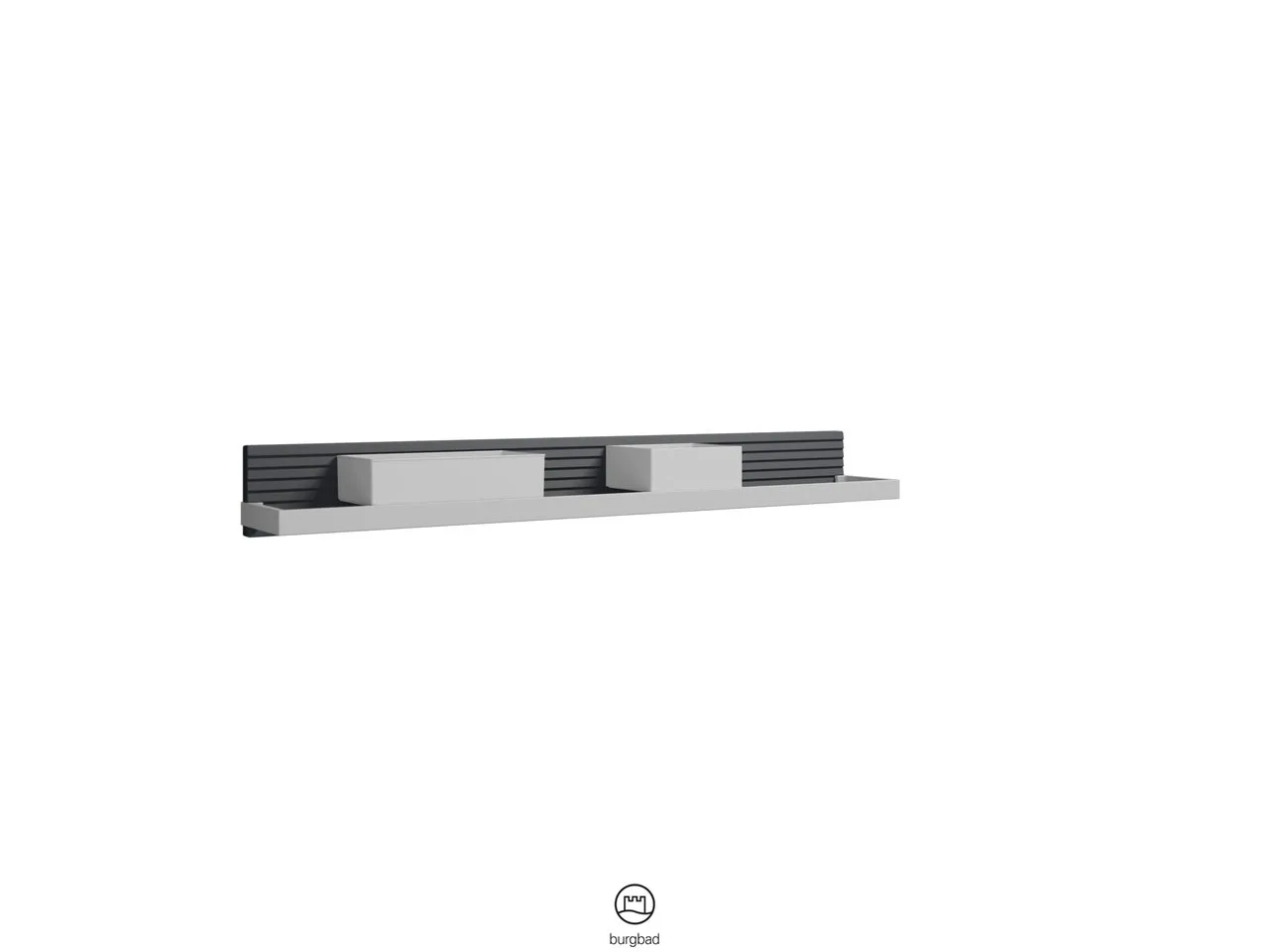 burgbad Wandpaneel „Fiumo“ in Befestigung verdeckt 1000 × 117 × 150 mm