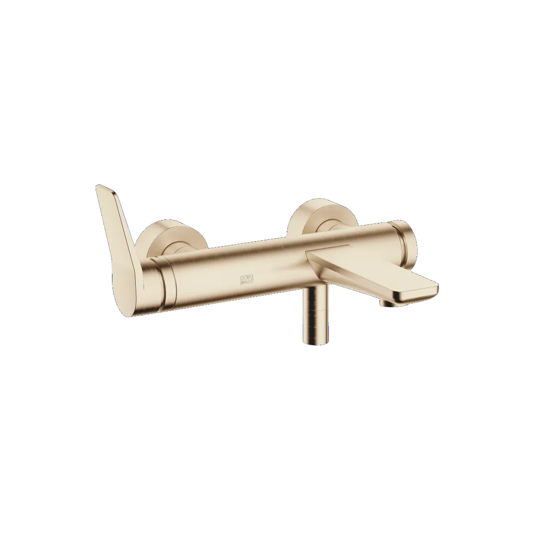 Dornbracht LISSE Wannen-Einhandbatterie für Wandmontage Light Gold gebürstet