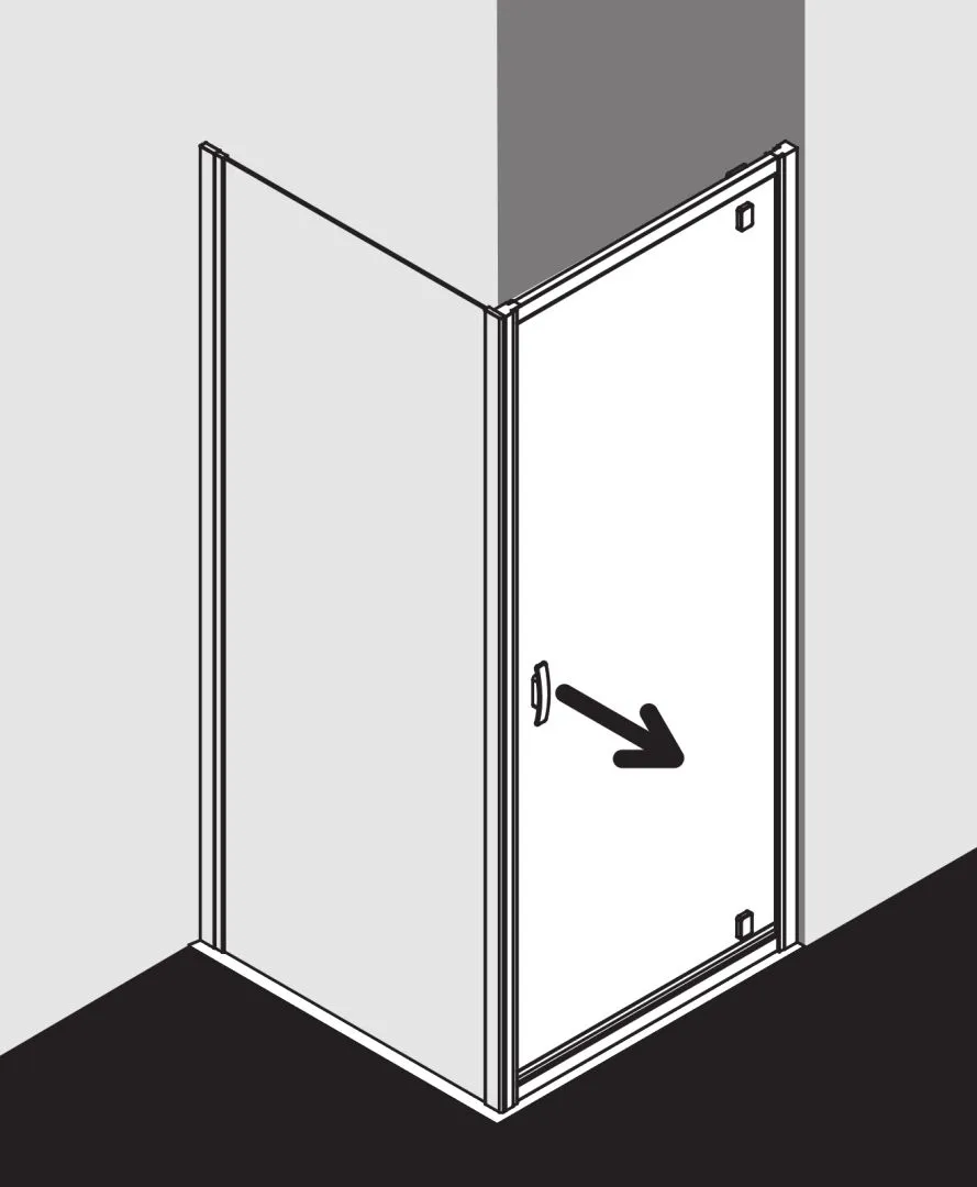 Kermi Duschdesign IBIZA 2000 Schwingtür, I2 KOD, 1750x750mm Kermi Duschdesign IBIZA 2000 Schwingtür, I2 KOD, 1750x750mm