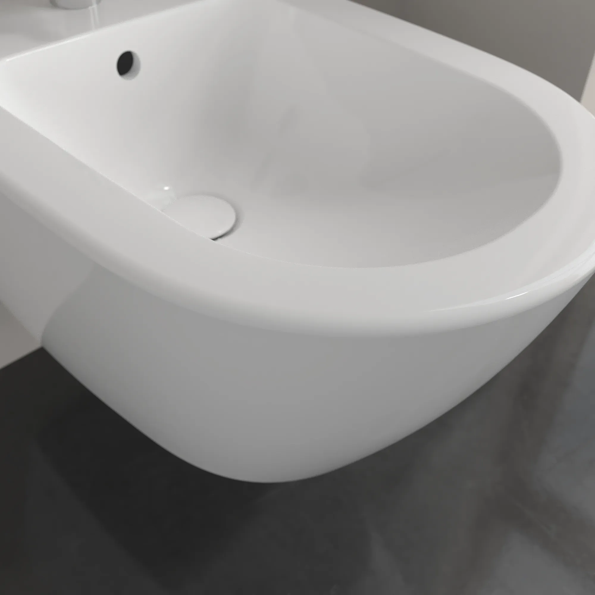 Villeroy & Boch Bidet „Subway 2.0“, Befestigung verdeckt, mit Hahnlochbohrung 370 × 565 × 280 mm in Weiß Alpin Villeroy & Boch Bidet „Subway 2.0“, Befestigung verdeckt, mit Hahnlochbohrung 370 × 565 × 280 mm in Weiß Alpin