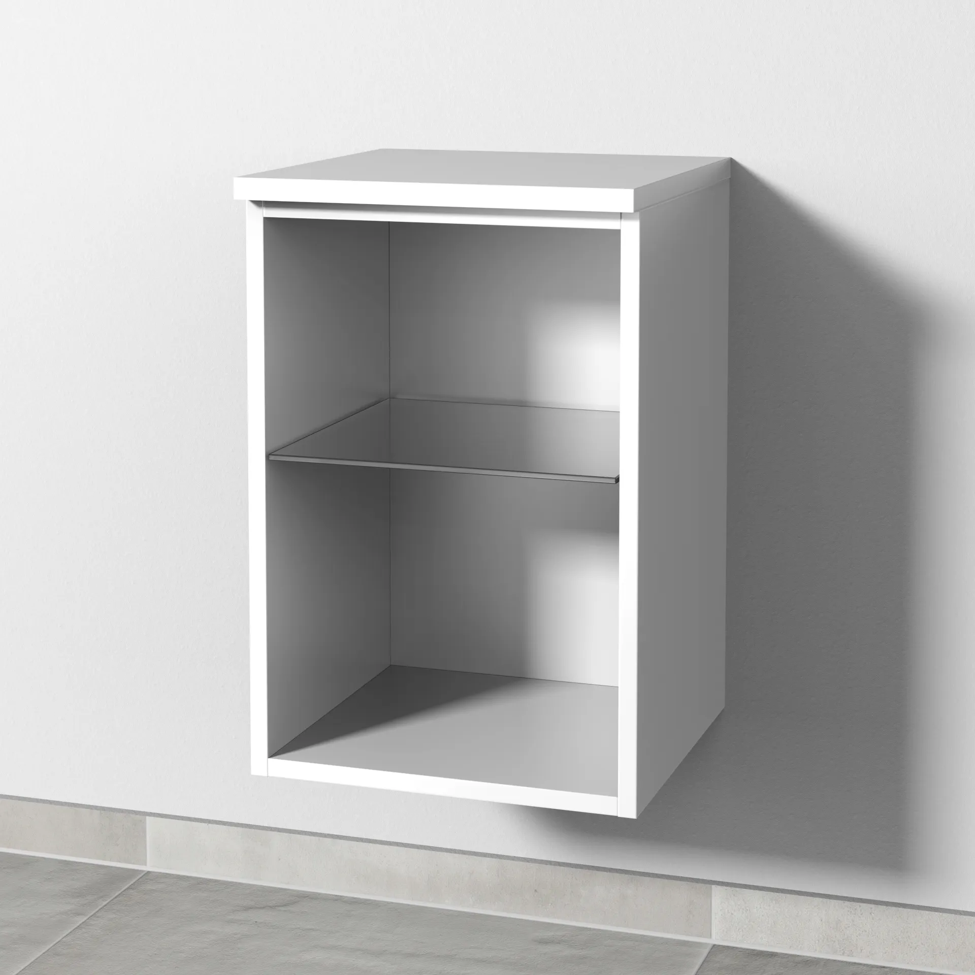 Sanipa Regal „2morrow“ 350 × 510 × 328 mm in Weiß (glanz)