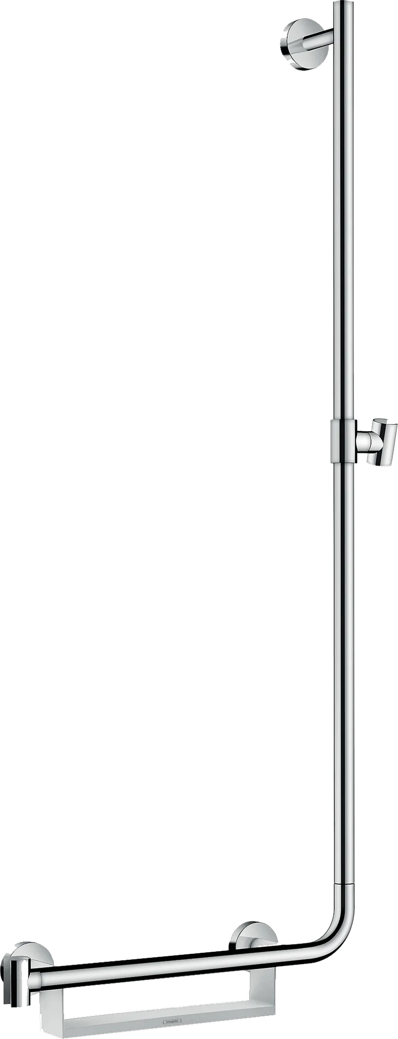 Hansgrohe Unica Brausestange Comfort 110 cm rechts, Weiß/Chrom Hansgrohe Unica Brausestange Comfort 110 cm rechts, Weiß/Chrom
