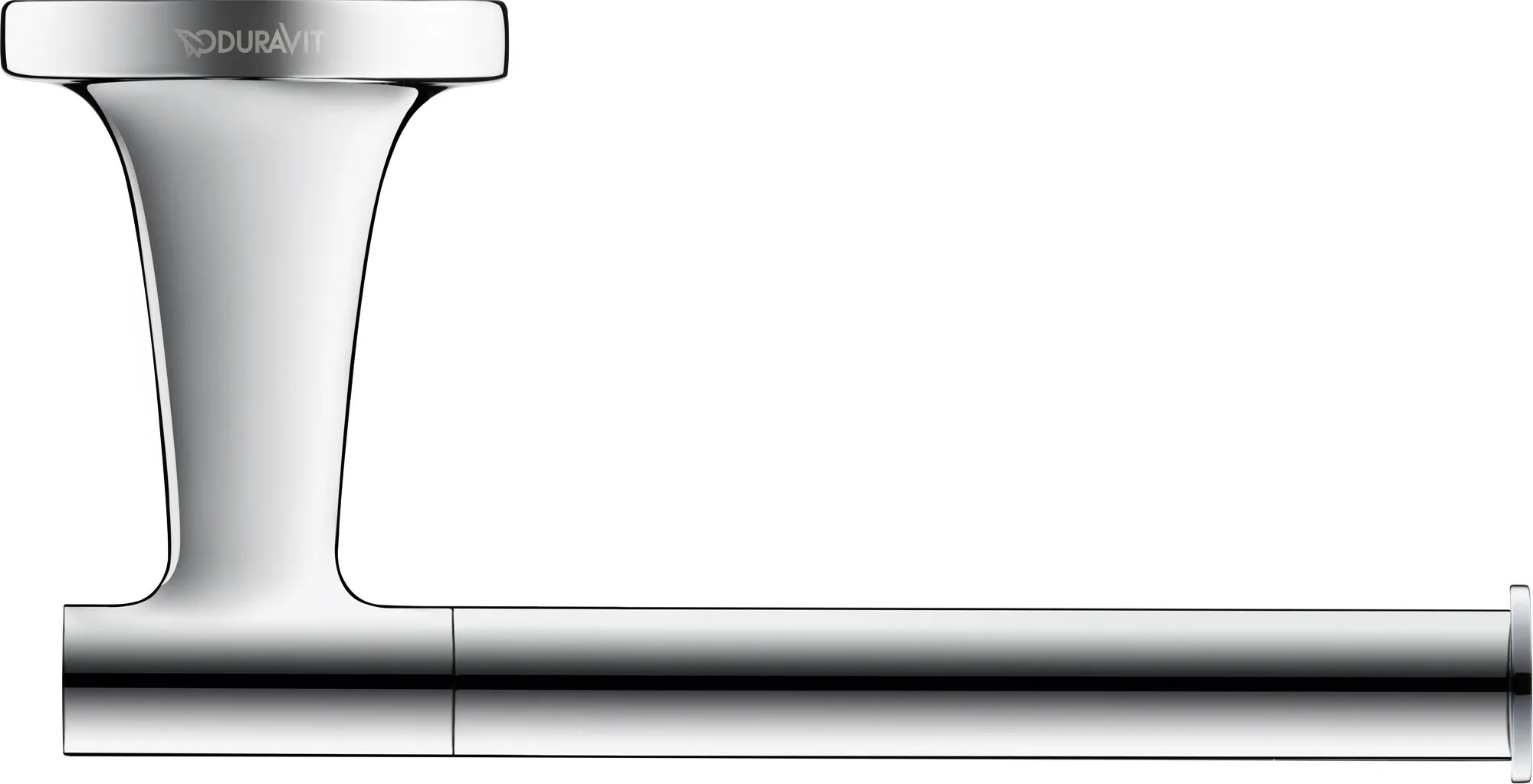 Duravit Toilettenpapierhalter „Starck T“ 15,2 × 7,6 × 5 cm in Befestigung sichtbar Duravit Toilettenpapierhalter „Starck T“ 15,2 × 7,6 × 5 cm in Befestigung sichtbar