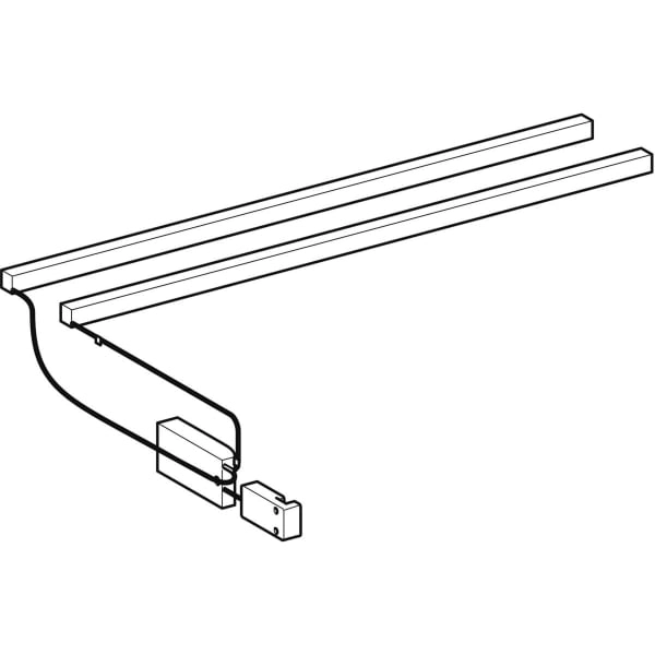 Geberit Zubehör/Ersatzteile für Badezimmerzubehör „Doppellichtleiste“