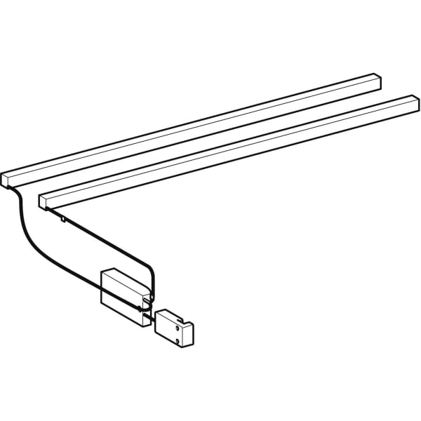 Geberit Zubehör/Ersatzteile für Badezimmerzubehör „Doppellichtleiste“ Geberit Zubehör/Ersatzteile für Badezimmerzubehör „Doppellichtleiste“