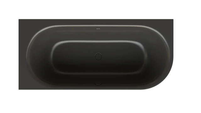 Bette oval Badewanne „BetteLux Oval IV Silhouette“ 175 × 80 cm in Anthracite