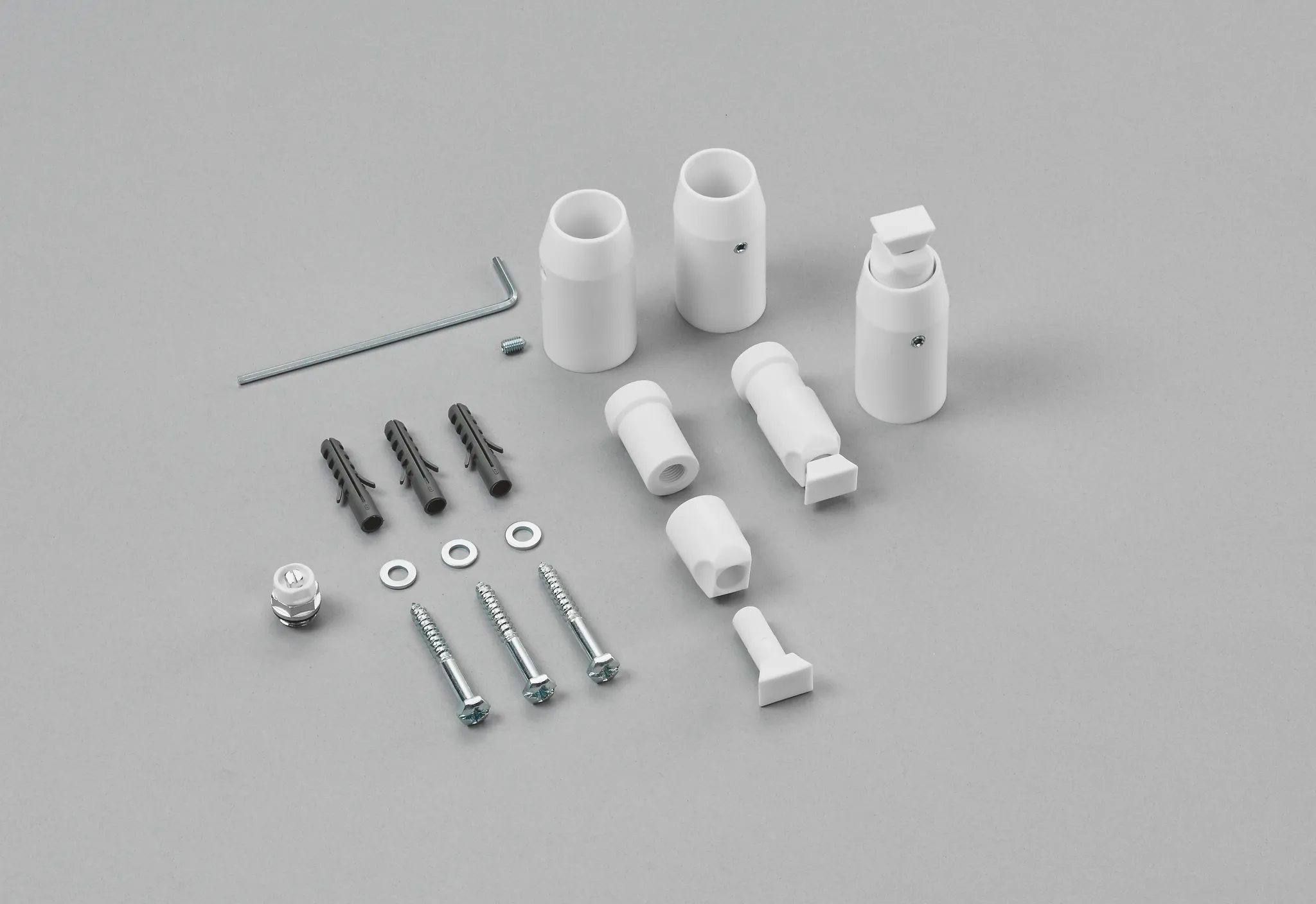 Montageset für „Toga, Troja“ in weiß Montageset für „Toga, Troja“ in weiß