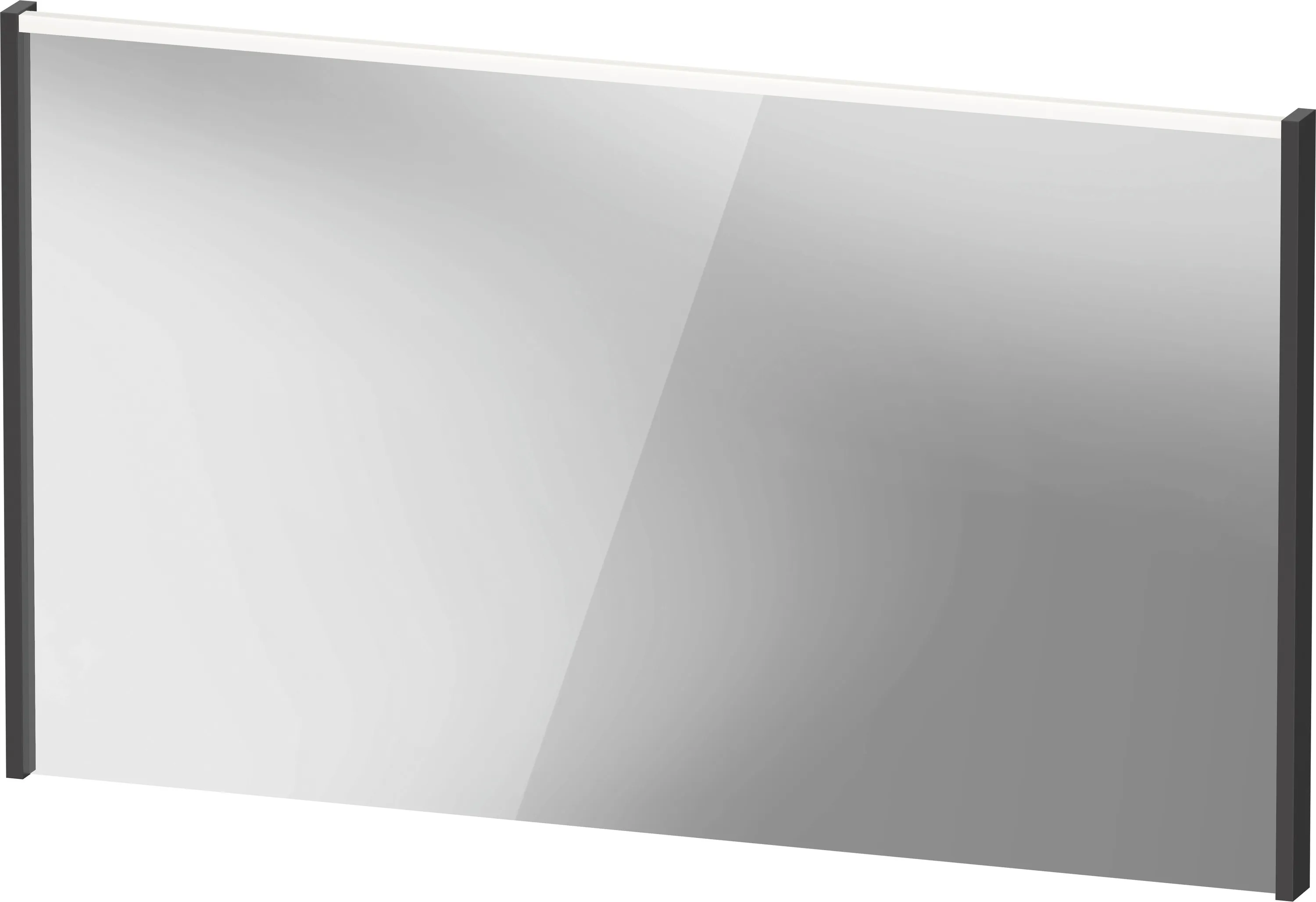 Duravit Spiegel mit LED-Beleuchtung „D-Code“ 120 × 70 cm in Graphit Matt Duravit Spiegel mit LED-Beleuchtung „D-Code“ 120 × 70 cm in Graphit Matt