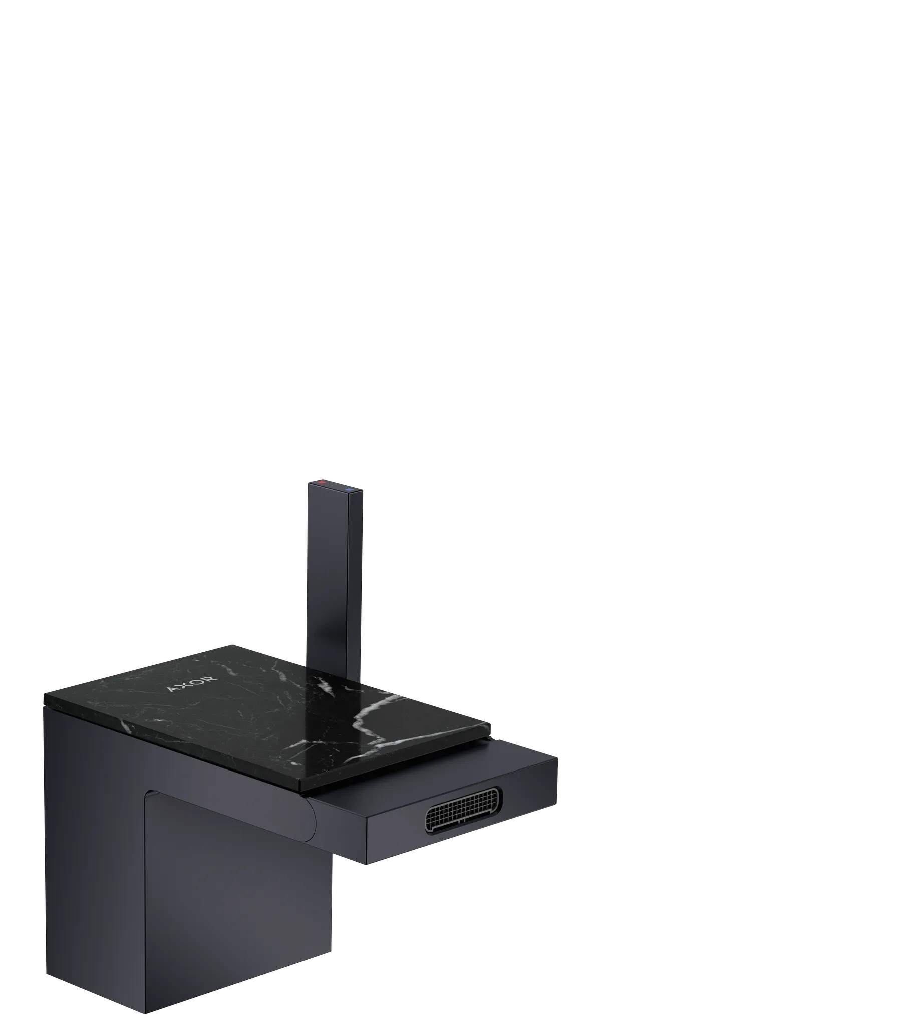 Hansgrohe AXOR MyEdition Mischer mit Platte 117 Marmor Nero Marquina Hansgrohe AXOR MyEdition Mischer mit Platte 117 Marmor Nero Marquina