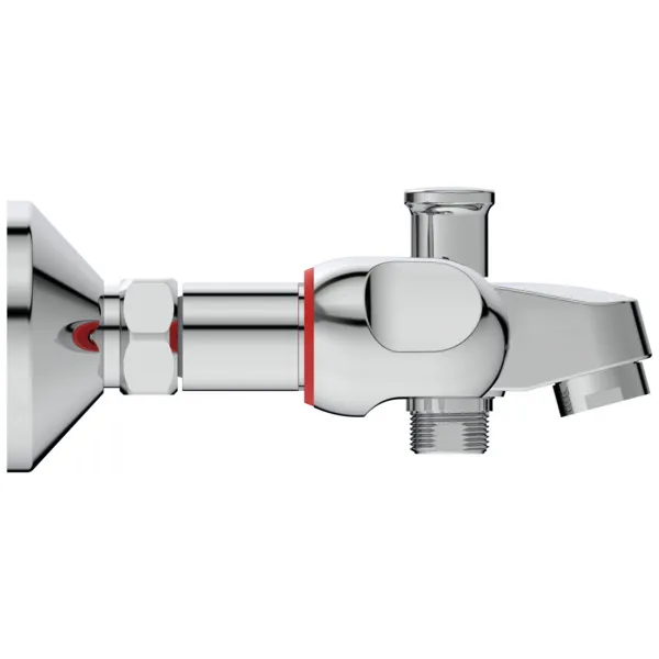 Zweigriff-Badearmatur Aufputz Alpha, Ausladung 153mm, Chrom Zweigriff-Badearmatur Aufputz Alpha, Ausladung 153mm, Chrom