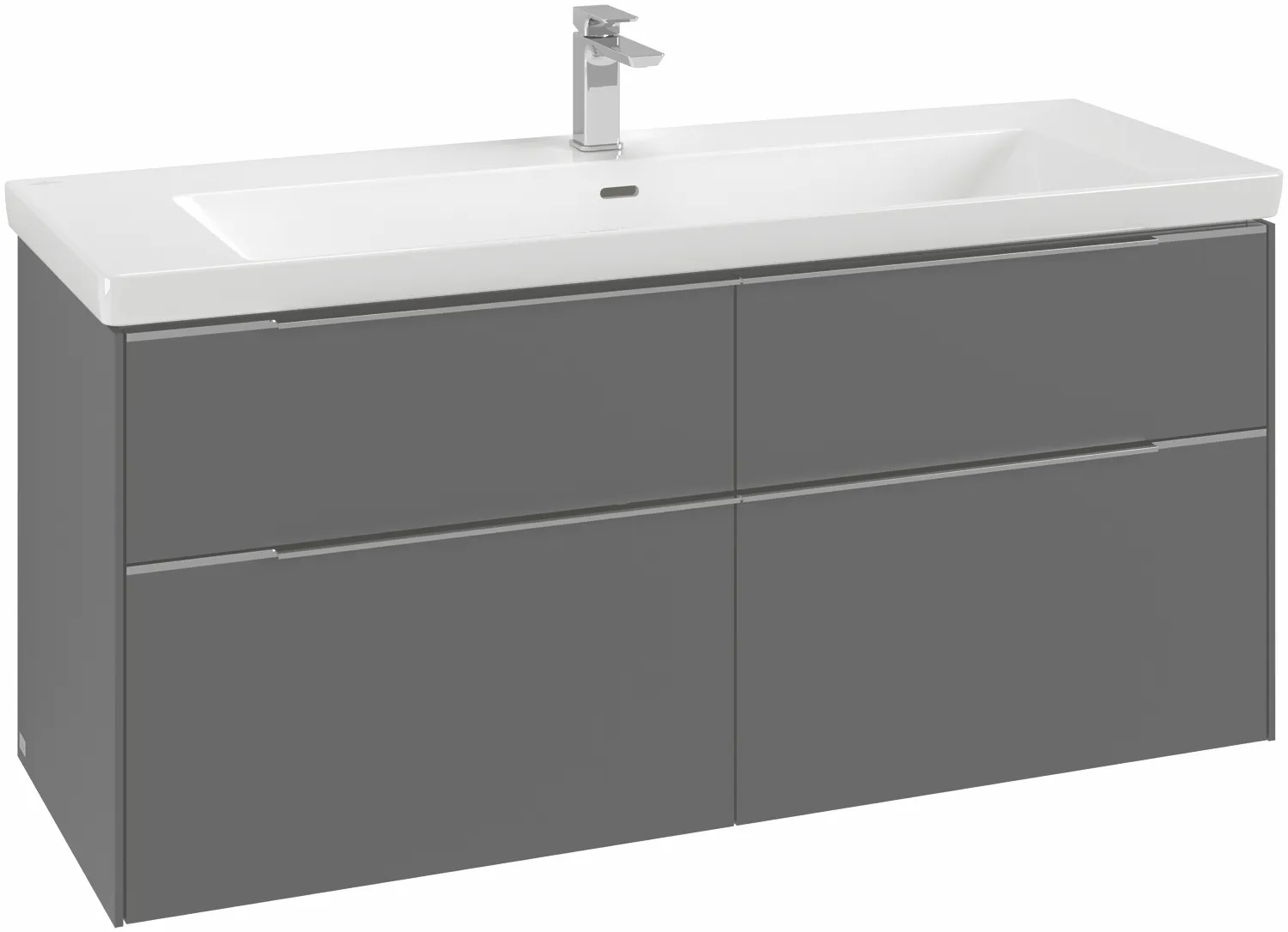 Villeroy & Boch Waschtischunterschrank „Subway 3.0“ für Schrankwaschtisch 1272 × 576 × 478 mm Kansas Oak, für Becken mittig