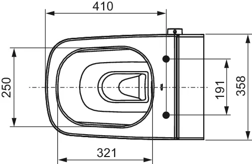 TECEone Dusch-Toilette für Kaltwasser TECEone Dusch-Toilette für Kaltwasser