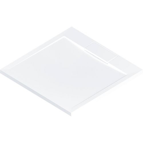 HSK rechteck Marmor-Polymer-Duschwanne mit Randablauf „superflach“ 80 × 120 cm