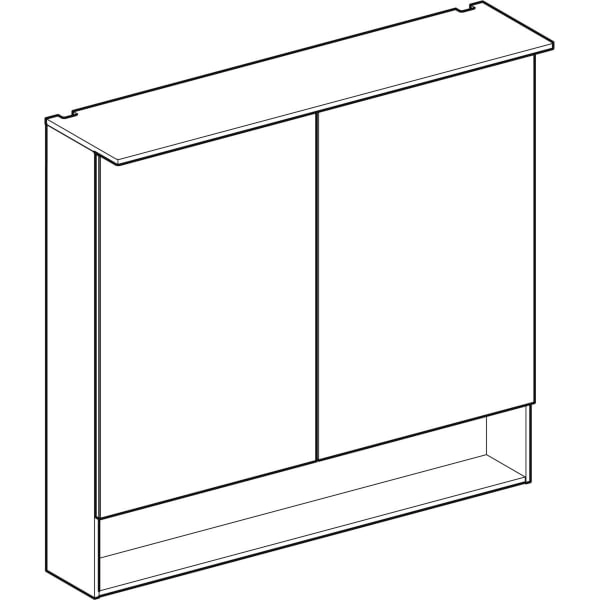 Geberit Spiegelschrank „Acanto“ 90 × 21,5 cm