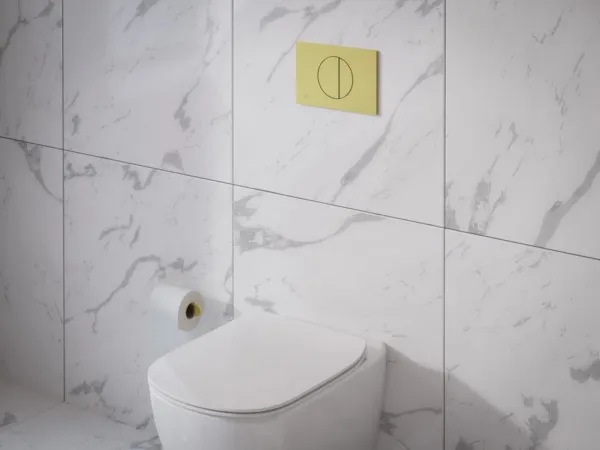 Ideal Standard Oleas WC Betätigungsplatte M5 Mechanisch Brushed Gold