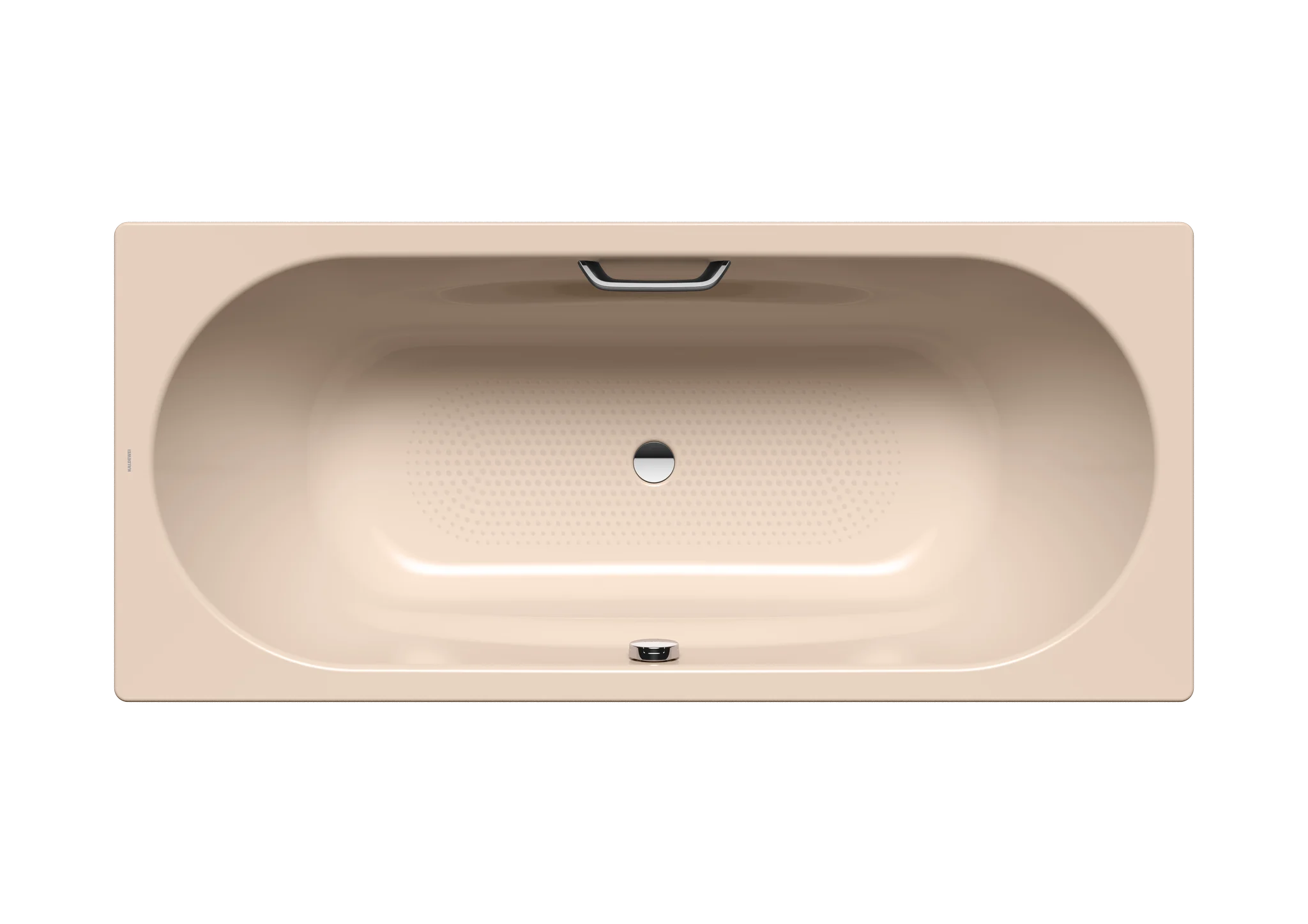 Kaldewei VAIO DUO Badewanne, rechteckig, 1800 x 800 mm, bahamabeige, mit Griffloch, Vollantislip