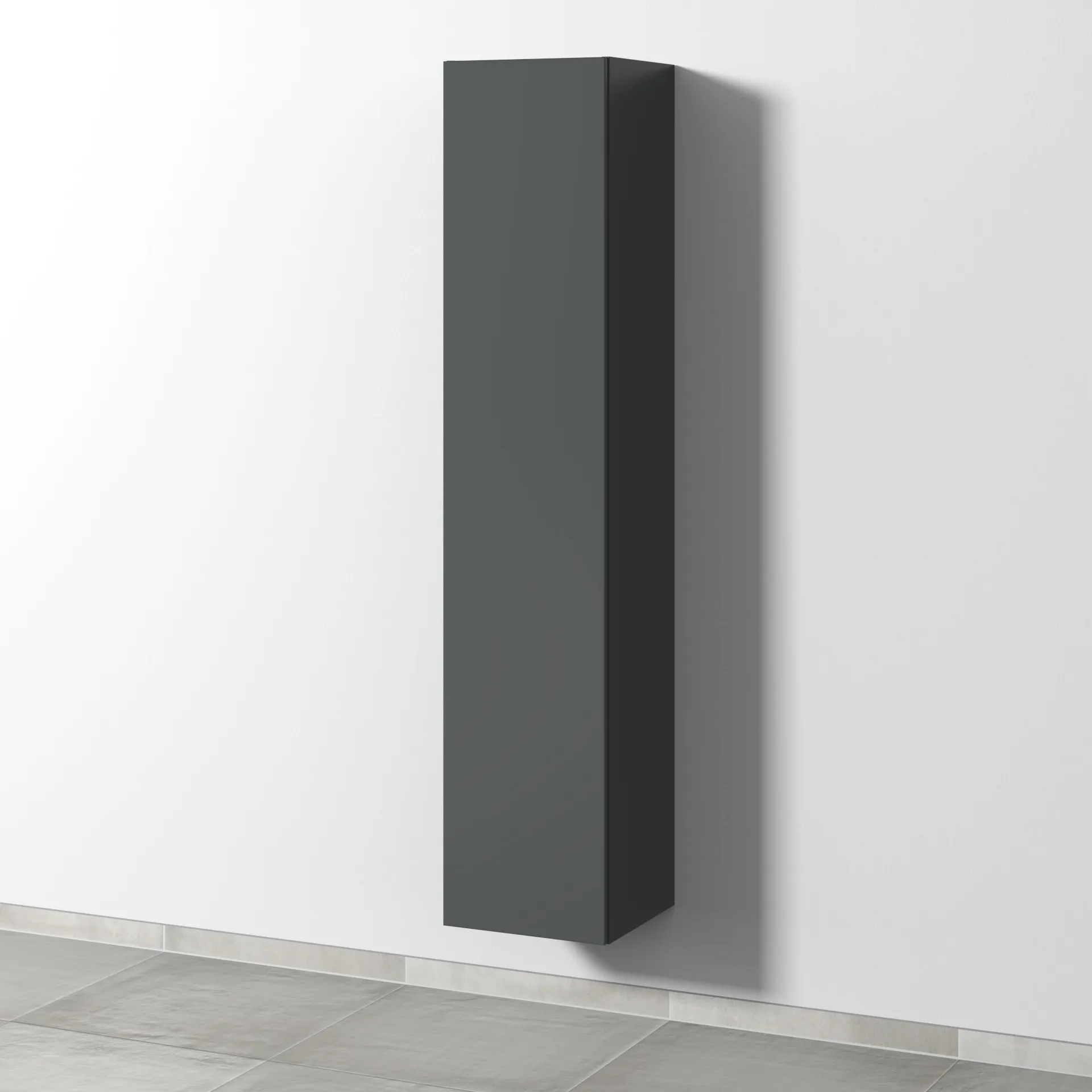 Sanipa Hochschrank „3way“ 350 × 1700 × 345 mm Anschlag links, in Anthrazit (matt), Anschlag links