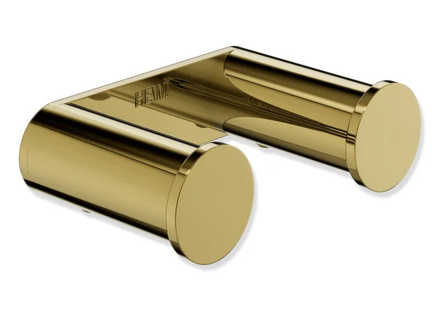 HEWI Doppelhaken System 162, Edelstahl PVD, Gold glänzend, 37 mm tief, 58 mm breit HEWI Doppelhaken System 162, Edelstahl PVD, Gold glänzend, 37 mm tief, 58 mm breit