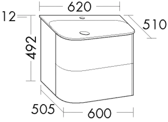 burgbad Badmöbelset „Badu“ Griffleiste, Weiß, in Eiche Dekor Cashmere burgbad Badmöbelset „Badu“ Griffleiste, Weiß, in Eiche Dekor Cashmere