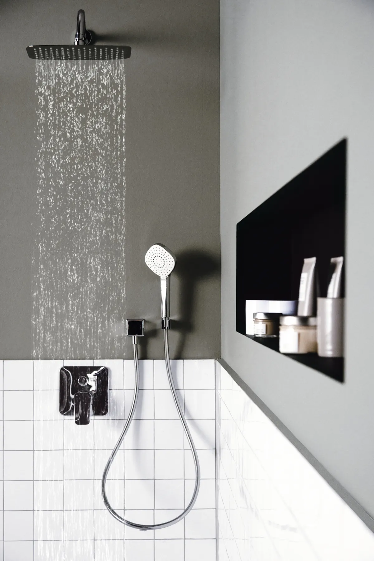 Kopfbrause Idealrain Luxe, 300x200mm, Edelstahl poliert Kopfbrause Idealrain Luxe, 300x200mm, Edelstahl poliert