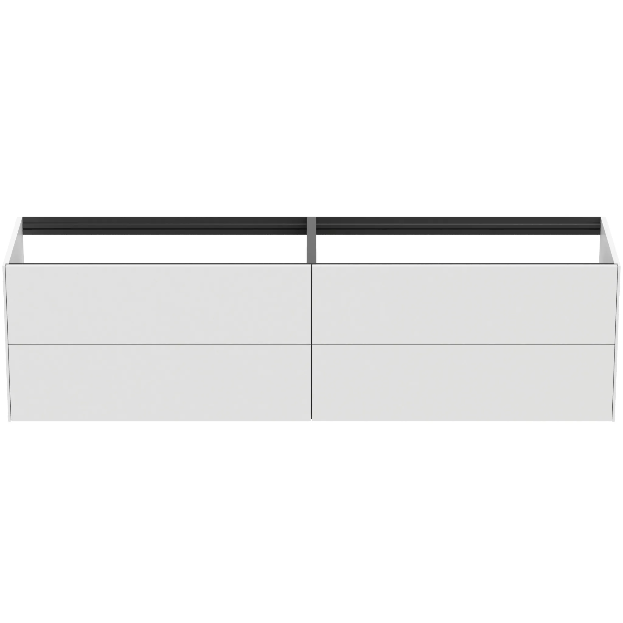 Ideal Standard Waschtischunterschrank „Conca“ 198,5 × 54 × 50,5 cm Weiß matt lackiert Ideal Standard Waschtischunterschrank „Conca“ 198,5 × 54 × 50,5 cm Weiß matt lackiert