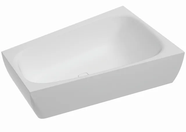 Hoesch iSensi Trapez 1500x1000 Monolith rechts mit Überlaufschlitz, freistehend Hoesch iSensi Trapez 1500x1000 Monolith rechts mit Überlaufschlitz, freistehend