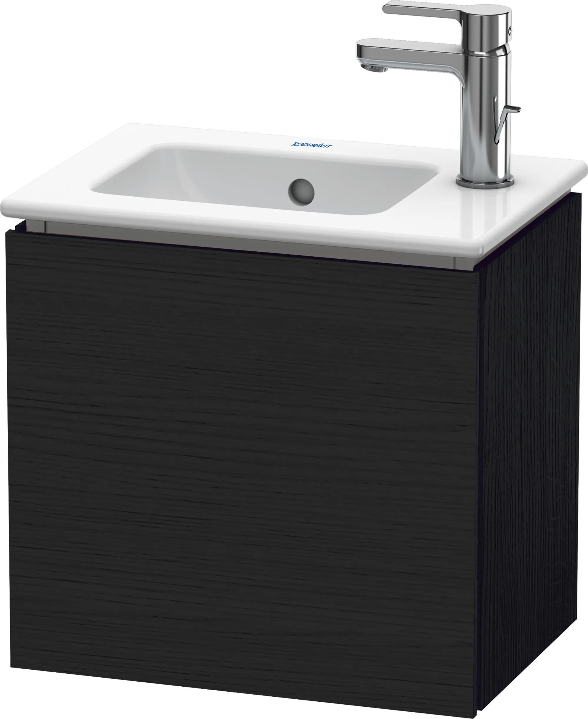 Duravit Waschtischunterschrank wandhängend „L-Cube“ 42 × 40 × 29,4 cm Eiche Schwarz
