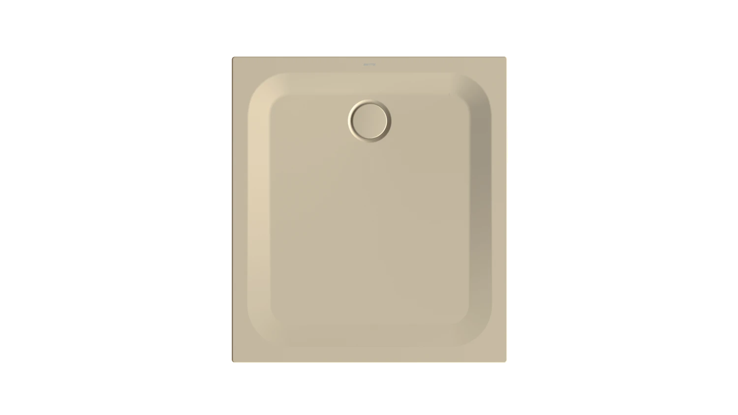 Bette rechteck Duschwanne „BetteUltra“ 1000 × 900 mm ohne Oberflächenbeschichtung, ohne Oberflächenveredelung, ohne Wannenträger, in Sand