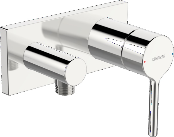 EHM Fertigset für Brause-Batterie VANTIS Style 5481 Rosette eckig Chrom