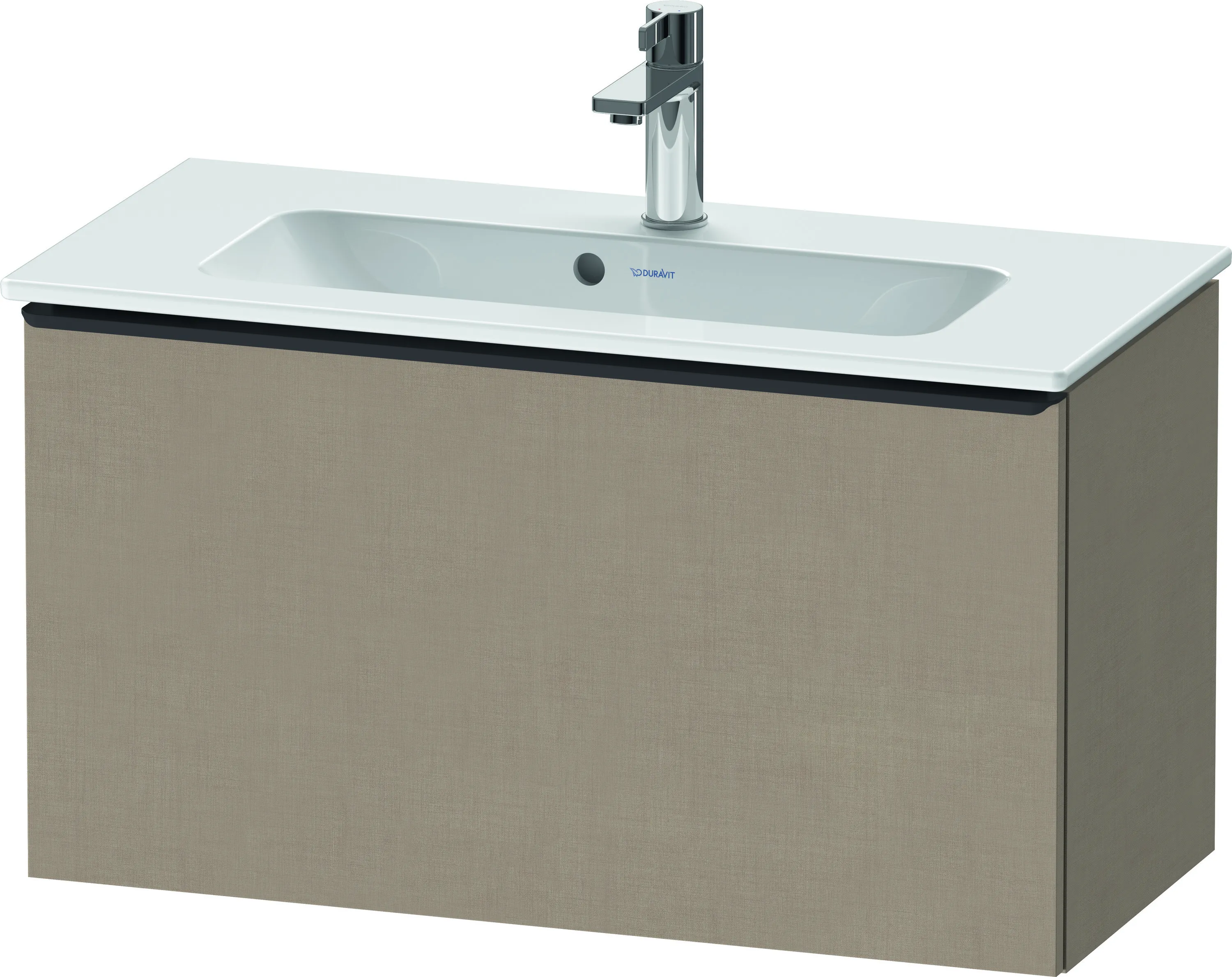 Duravit Waschtischunterschrank wandhängend „D-Neo“ 81 × 44 × 37,2 cm Leinen