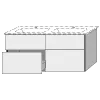 Sanipa Waschtischunterschrank „3way“ 1270 × 613 × 467 mm in Eiche Nordic, mit Hahnlochbohrung Sanipa Waschtischunterschrank „3way“ 1270 × 613 × 467 mm in Eiche Nordic, mit Hahnlochbohrung