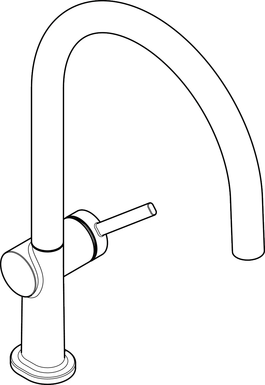 Spültischmischer 220 Talis M54 1jet chrom