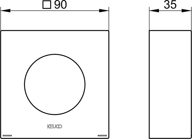 IXMO 59551030382 Verlängerungs-Rosette für Einhebelmischer, eckig Höhe 25 mm Bronze gebürstet IXMO 59551030382 Verlängerungs-Rosette für Einhebelmischer, eckig Höhe 25 mm Bronze gebürstet