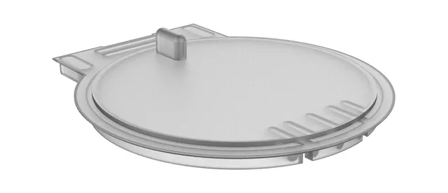 Plan 14954000100 Dichtungsdeckel zu 14954 für verchromt u. silber-elox. Plan 14954000100 Dichtungsdeckel zu 14954 für verchromt u. silber-elox.