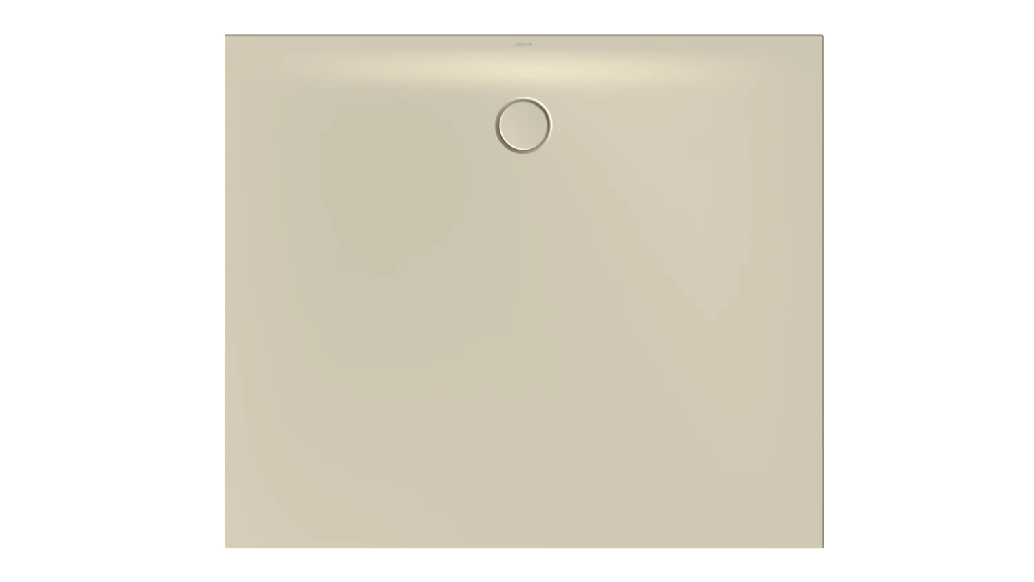 Bette rechteck Duschwanne „BetteFloor Side“ 1400 × 1200 mm mit BetteAntirutsch Pro, ohne Oberflächenveredelung, ohne Wannenträger, in Beige