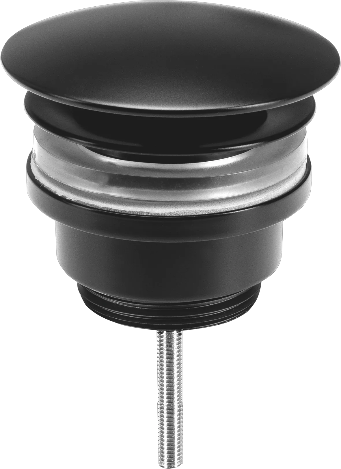 AS Design-Unischaftventil 1 1/4″x D=72mm nicht verschließbar, MS matt schwarz