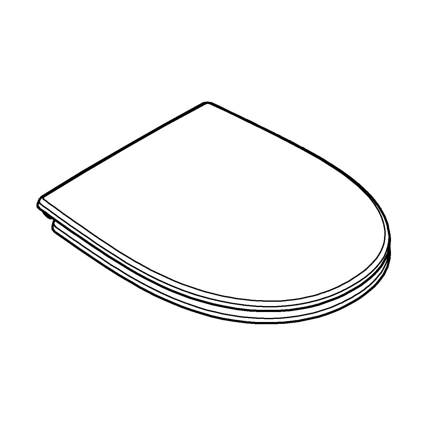 Grohe WC-Sitz Bau Keramik 112947, alpinweiß