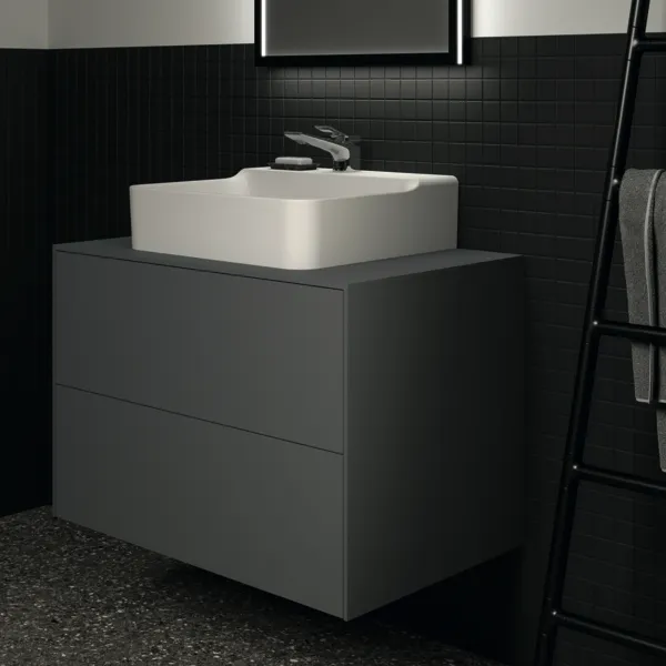 Ideal Standard Waschtischunterschrank Conca, 2 Auszüge, anthrazit