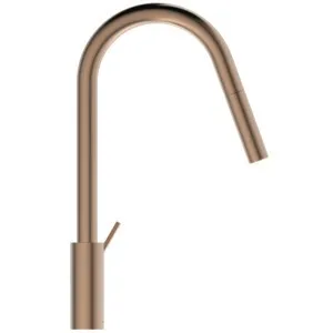 Küchenarmatur Gusto Ausladung 240mm 1-Funktions-Brause Brushed Gold Küchenarmatur Gusto Ausladung 240mm 1-Funktions-Brause Brushed Gold