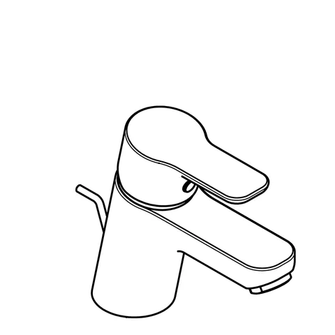 PURE & EASY WaschtischEHM 60 mit Metallablaufgarn. chrom PURE & EASY WaschtischEHM 60 mit Metallablaufgarn. chrom