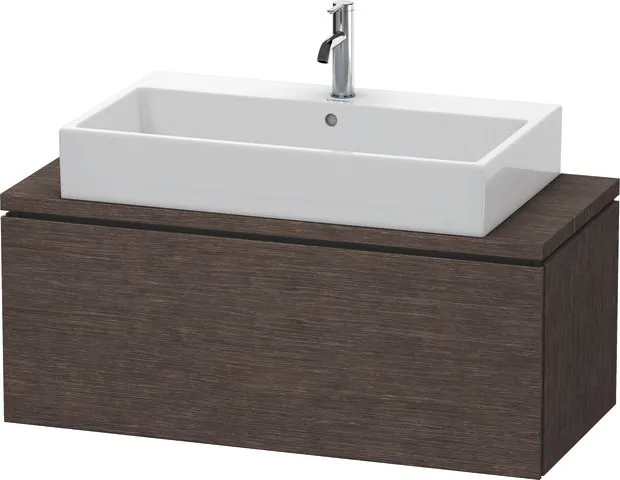 Duravit Waschtischunterschrank wandhängend „L-Cube“ 102 × 40 × 47,7 cm Eiche Dunkel gebürstet