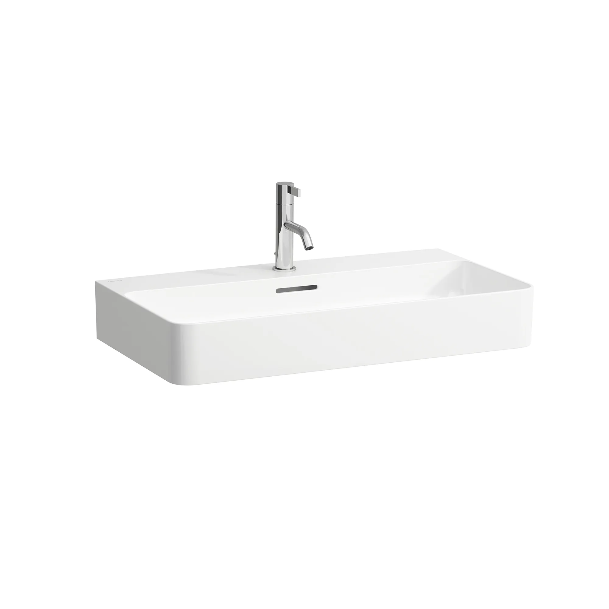 Waschtisch VAL 420x750x155 1 Hahnloch mit Überlauf weiß Waschtisch VAL 420x750x155 1 Hahnloch mit Überlauf weiß