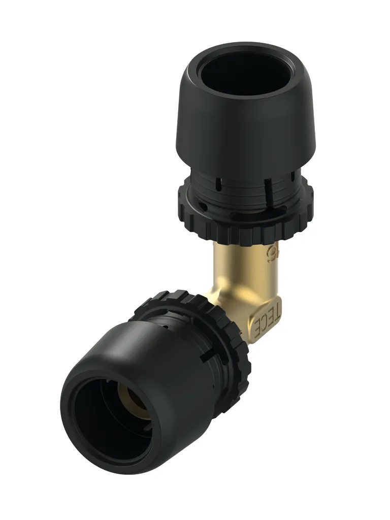 TECElogo-Ax Winkelkupplung Dimension 16 × 16, Siliziumbronze TECElogo-Ax Winkelkupplung Dimension 16 × 16, Siliziumbronze