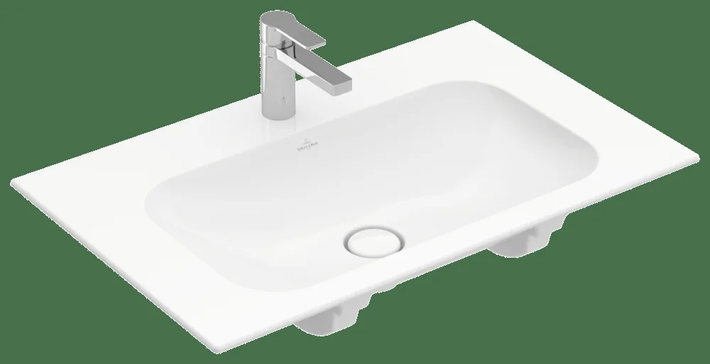 Villeroy & Boch Finion Schrankwaschtisch 800x500mm Rechteck TitanCeram Weiß Alpin CeramicPlus