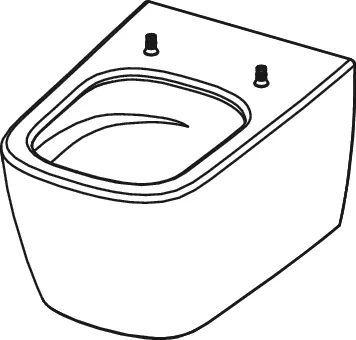 TECE WC „neo“, Befestigung verdeckt, ohne Spülrand