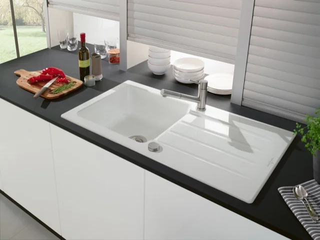 Villeroy & Boch Architectura 60 Einbauspüle, 1000 x 510 mm, Graphite CeramicPlus Villeroy & Boch Architectura 60 Einbauspüle, 1000 x 510 mm, Graphite CeramicPlus