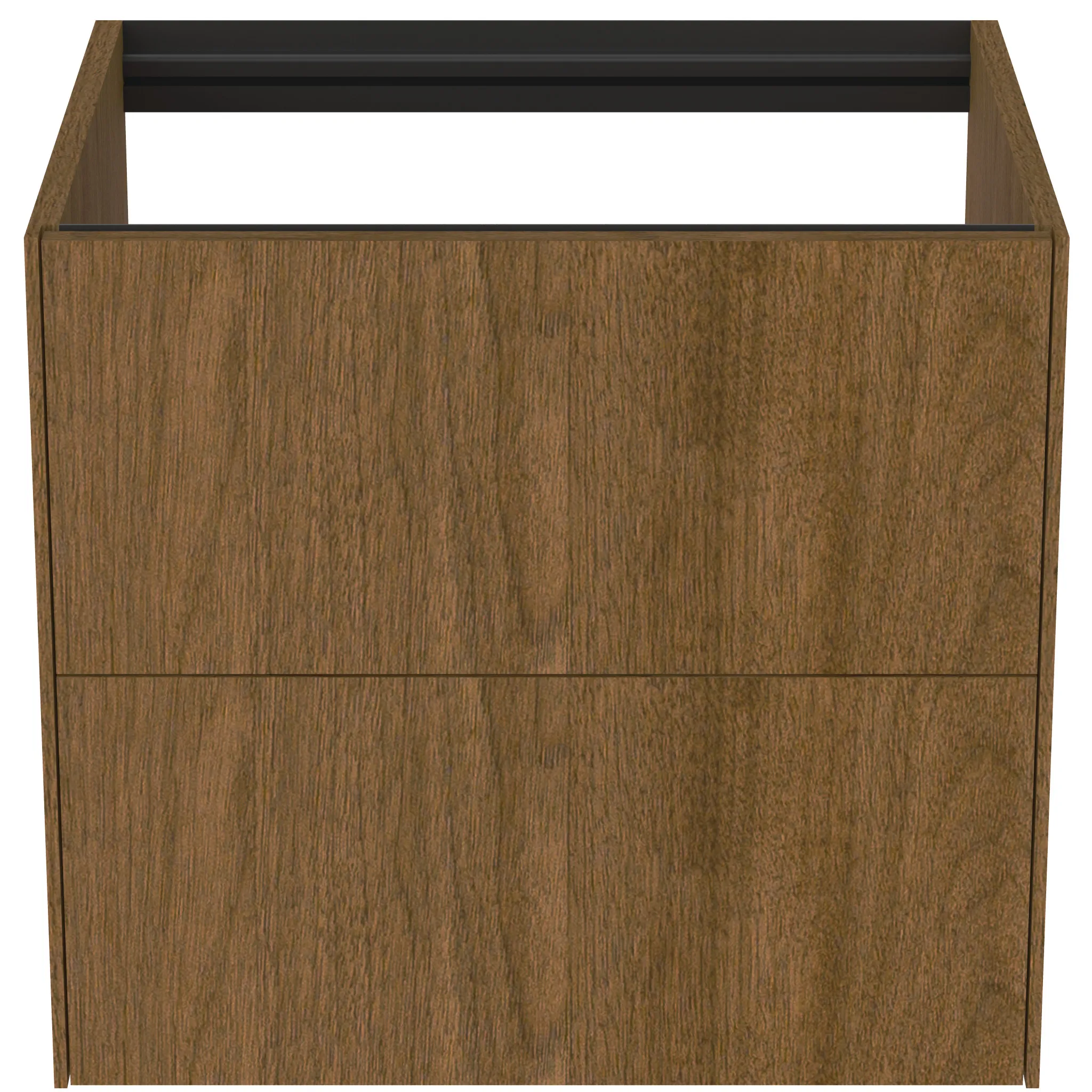 Ideal Standard Waschtischunterschrank „Conca“ 60 × 54 × 50,5 cm Walnuss dunkel Furnier Ideal Standard Waschtischunterschrank „Conca“ 60 × 54 × 50,5 cm Walnuss dunkel Furnier