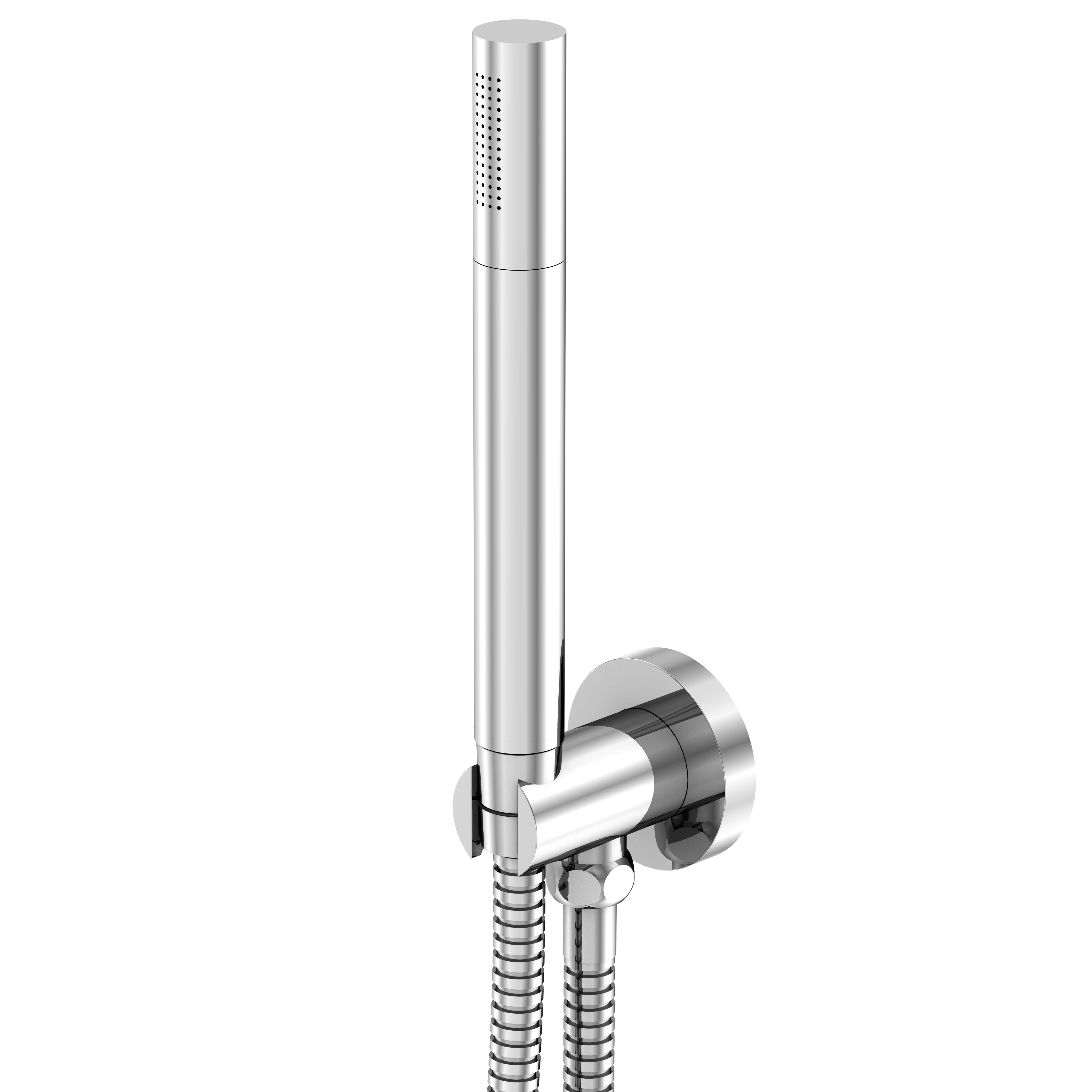 Serie 100 Handbrausegarnitur mit integriertem Brauseanschlussbogen ½″ Serie 100 Handbrausegarnitur mit integriertem Brauseanschlussbogen ½″